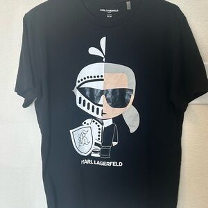 Karl Lagerfeld Black Knight Graphic Tee
